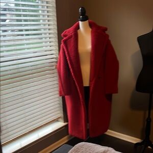 MaxMara Red Teddy Jacket